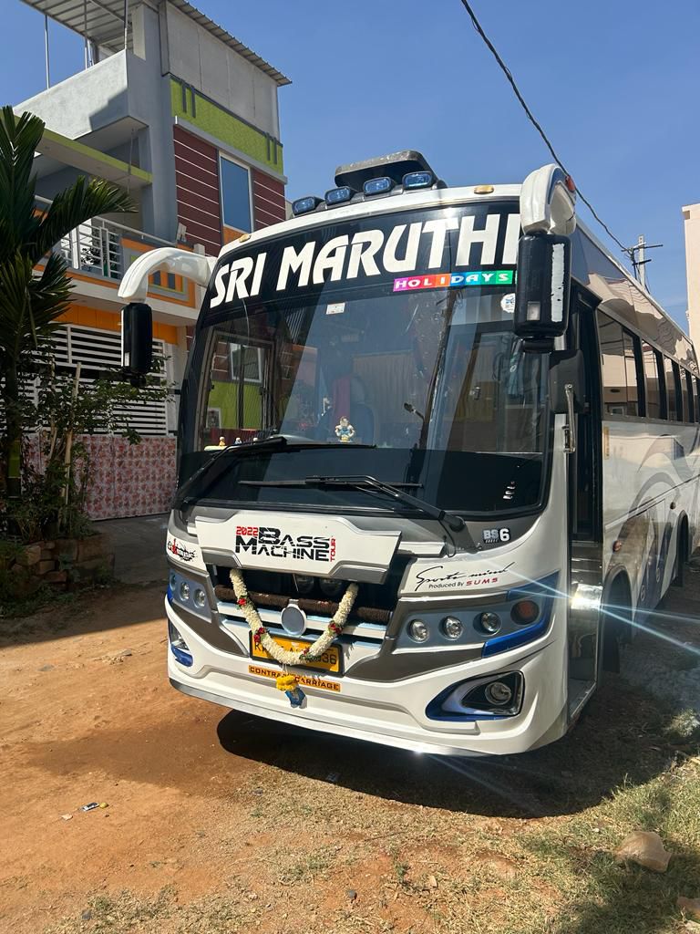 25 Seater Bus Front View